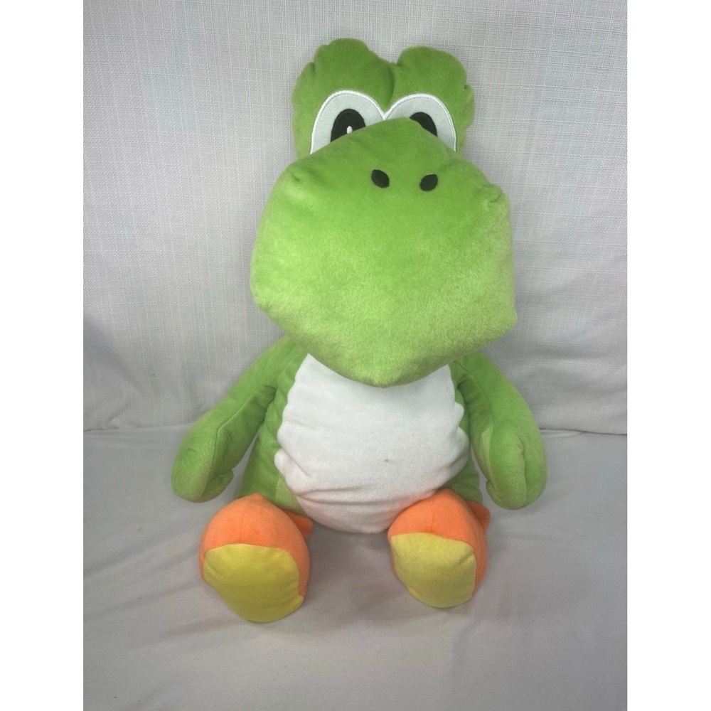 Nintendo Super Mario Yoshi Plush Green Dinosaur Franco Mfg 21 Inch Large Soft
